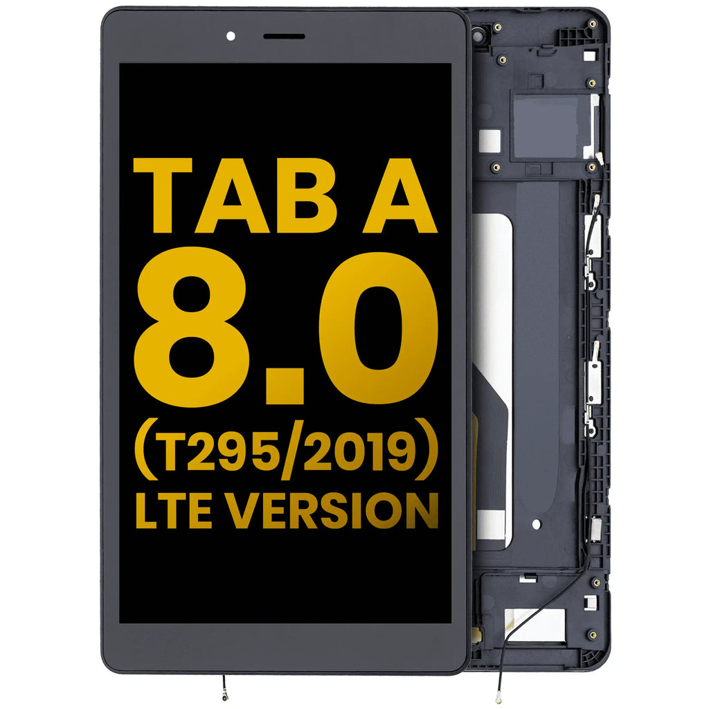 LCD-Display mit Rahmen Samsung Galaxy Tab A 8.0 (2019) Refurbished Schwarz