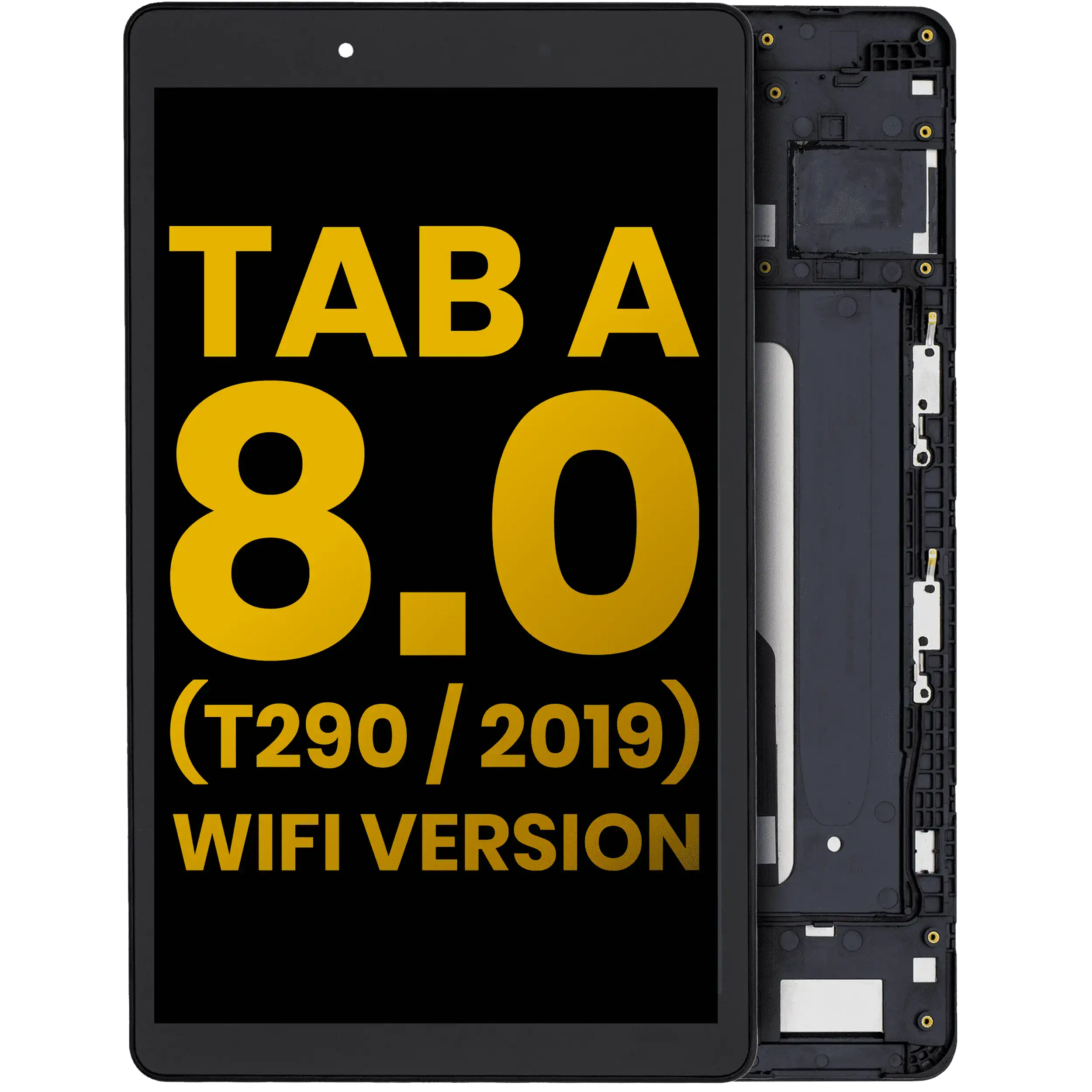 LCD Display with Frame for Samsung Galaxy Tab A 8.0" (T290) (2019) (WiFi Version) (Refurbished) (Black)