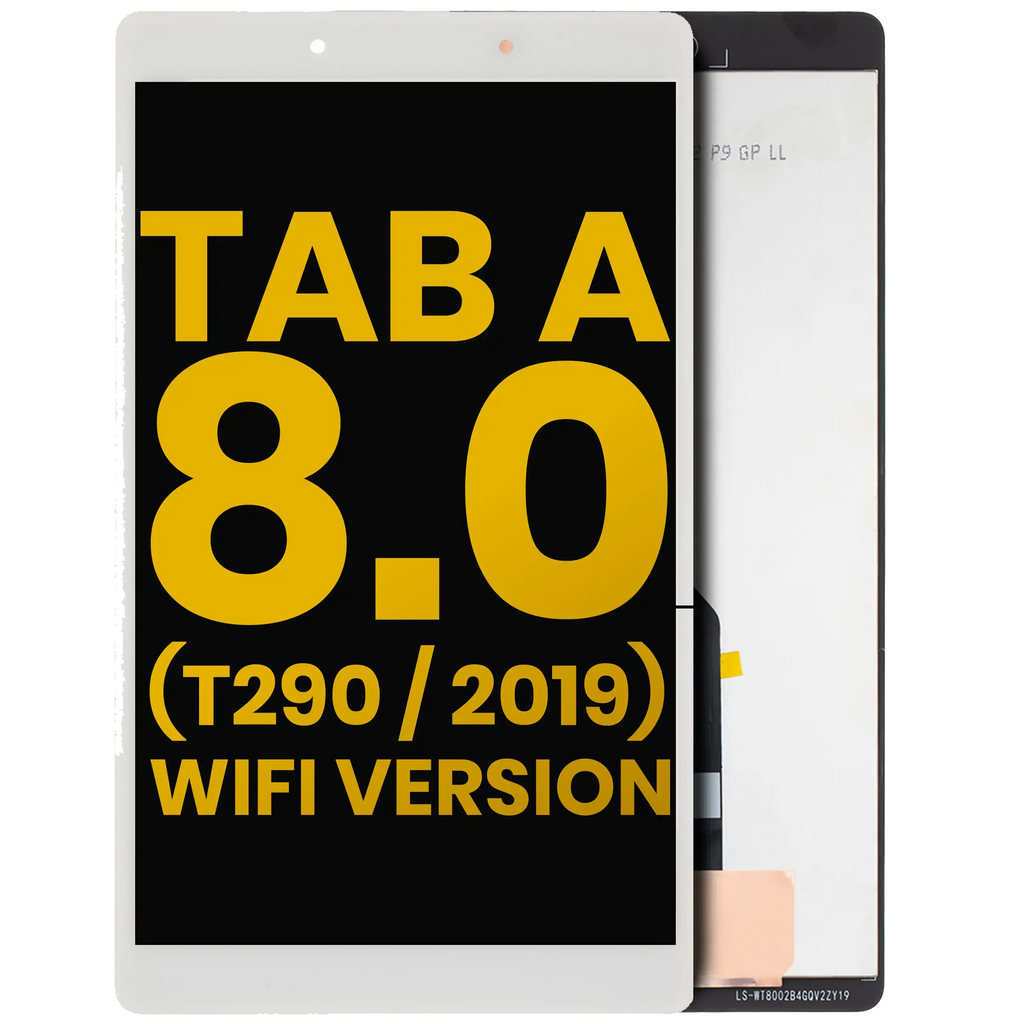 LCD-Display ohne Rahmen Samsung Tab A 8.0 2019 Refurbished Weiß