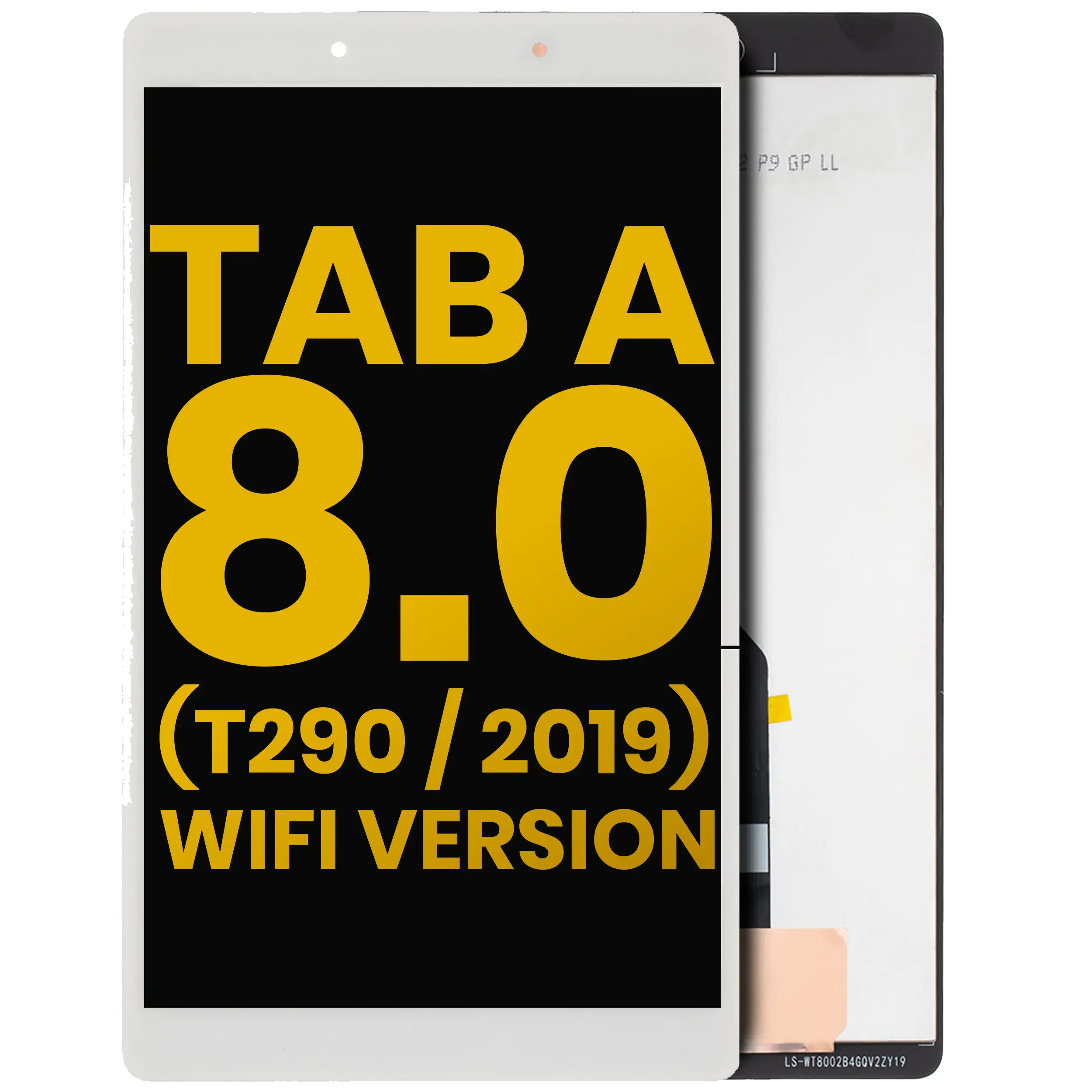 LCD Display without Frame for Samsung Galaxy Tab A 8.0" (T290) (2019) (WiFi Version) (Refurbished) (White)