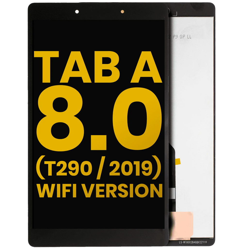 LCD-Display ohne Rahmen für Samsung Galaxy Tab A 8.0" Generalüberholt Schwarz