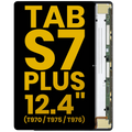 OLED-Display ohne Rahmen Samsung Galaxy Tab S7 Plus 12.4 Refurbished Schwarz