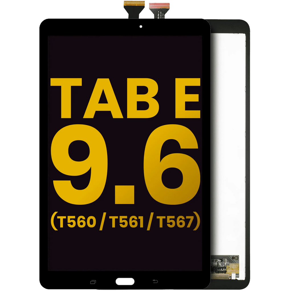 LCD ohne Rahmen für Samsung Tab E 9,6" (T560/T561/T567) Refurbished Schwarz