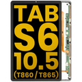 OLED-Display ohne Rahmen für Samsung Galaxy Tab S6 10.5" T860/T865 Refurbished