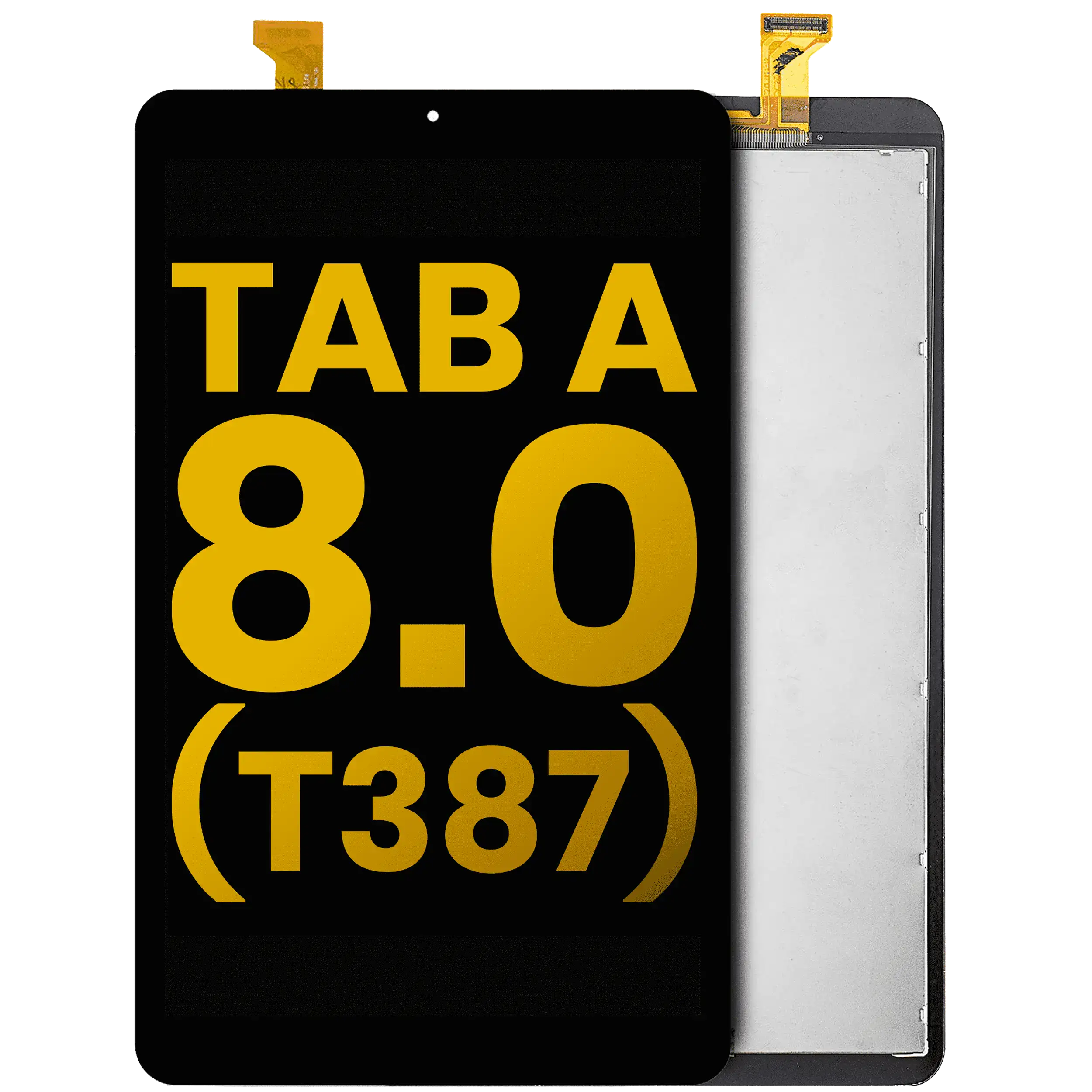LCD Display without Frame for Samsung Galaxy Tab A 8.0" (T387) (2018) (Refurbished) (Black)