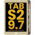 OLED-Display ohne Rahmen für Samsung Galaxy Tab S2 9.7" (2015) Refurbished Gold