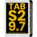OLED-Display ohne Rahmen Samsung Tab S2 9.7" Refurbished Weiß