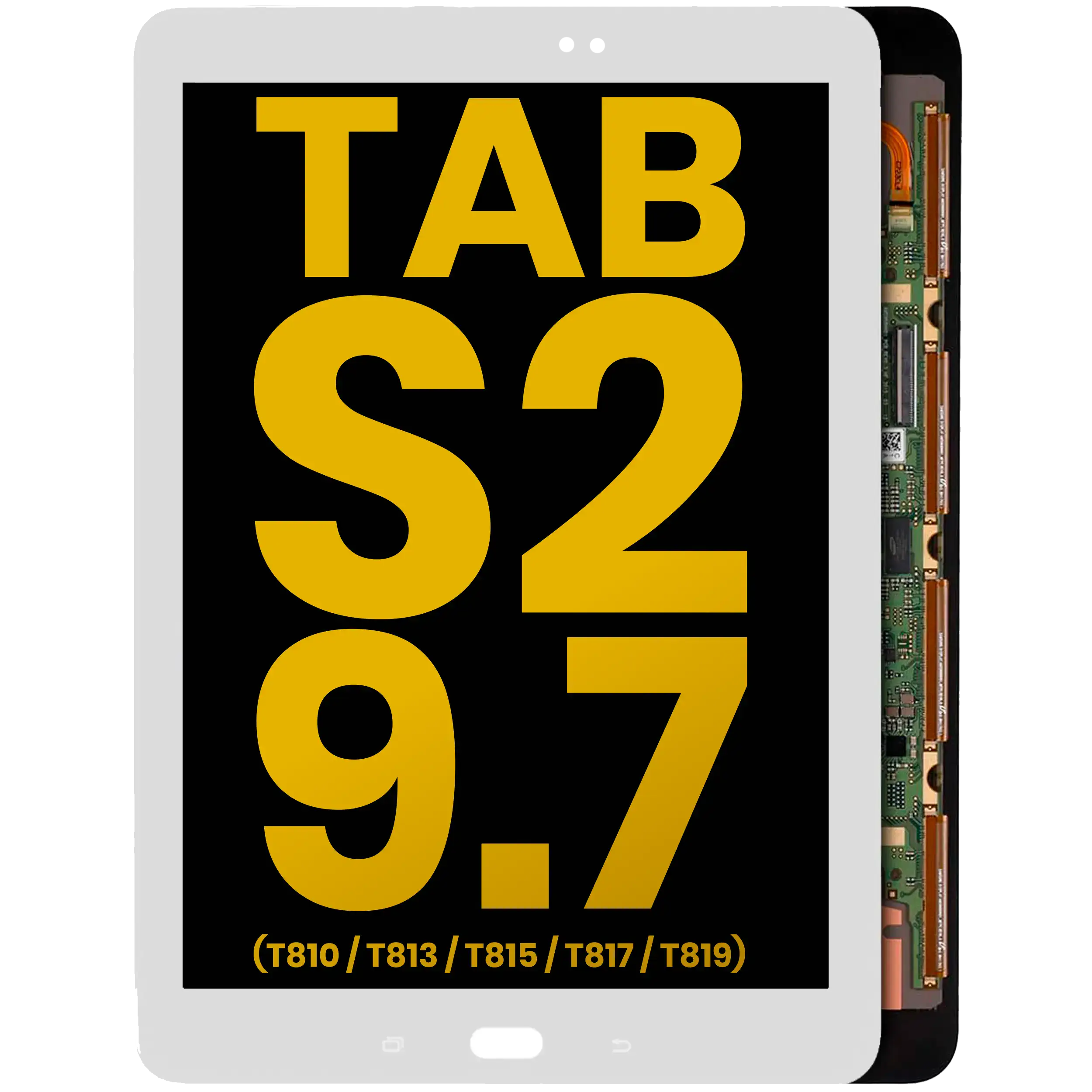 OLED-Display ohne Rahmen Samsung Tab S2 9.7" Refurbished Weiß