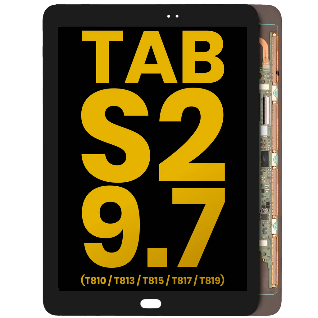 Samsung Tab S2 9.7 OLED-Display ohne Rahmen Refurbished Schwarz (T810/T815)
