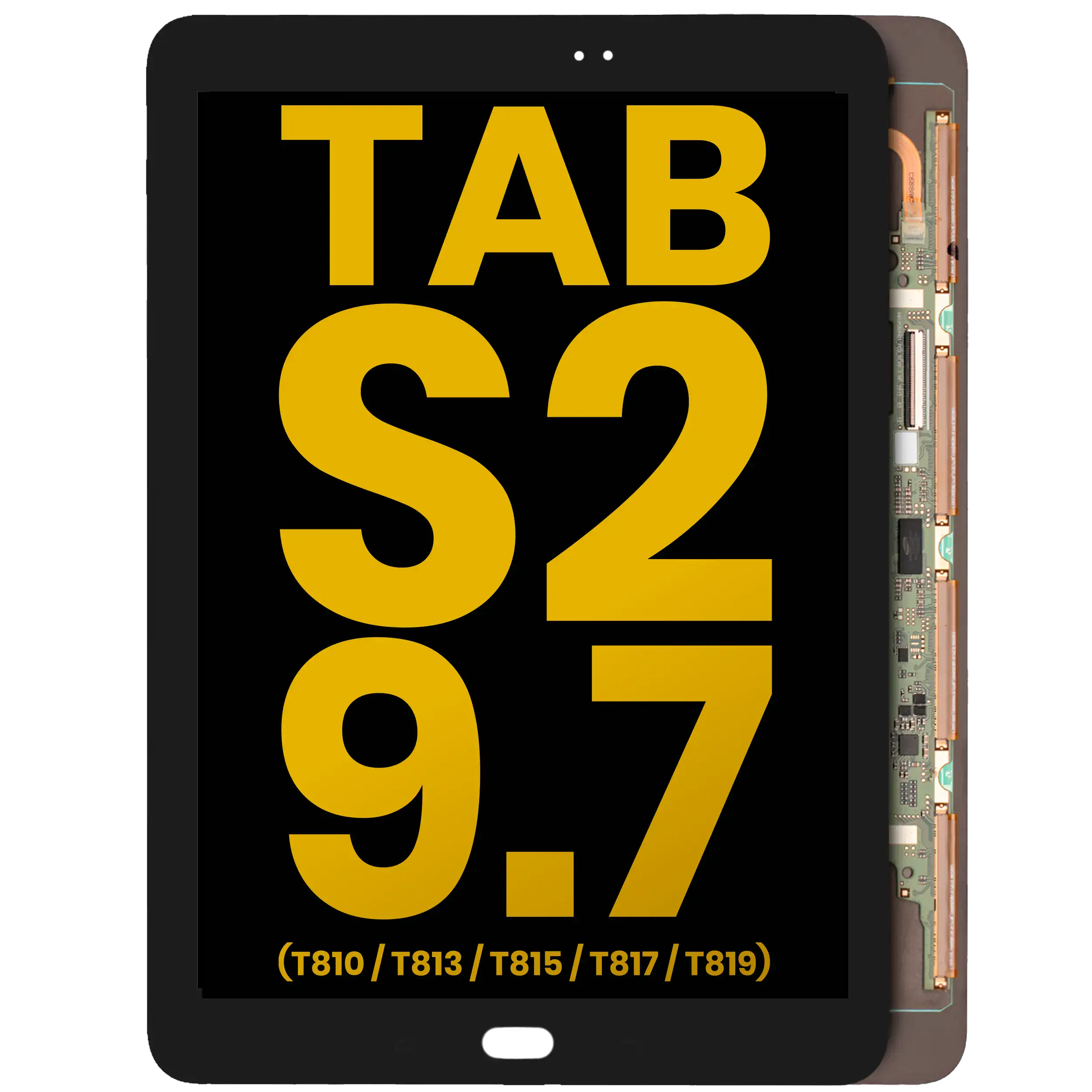 Samsung Tab S2 9.7 OLED-Display ohne Rahmen Refurbished Schwarz (T810/T815)