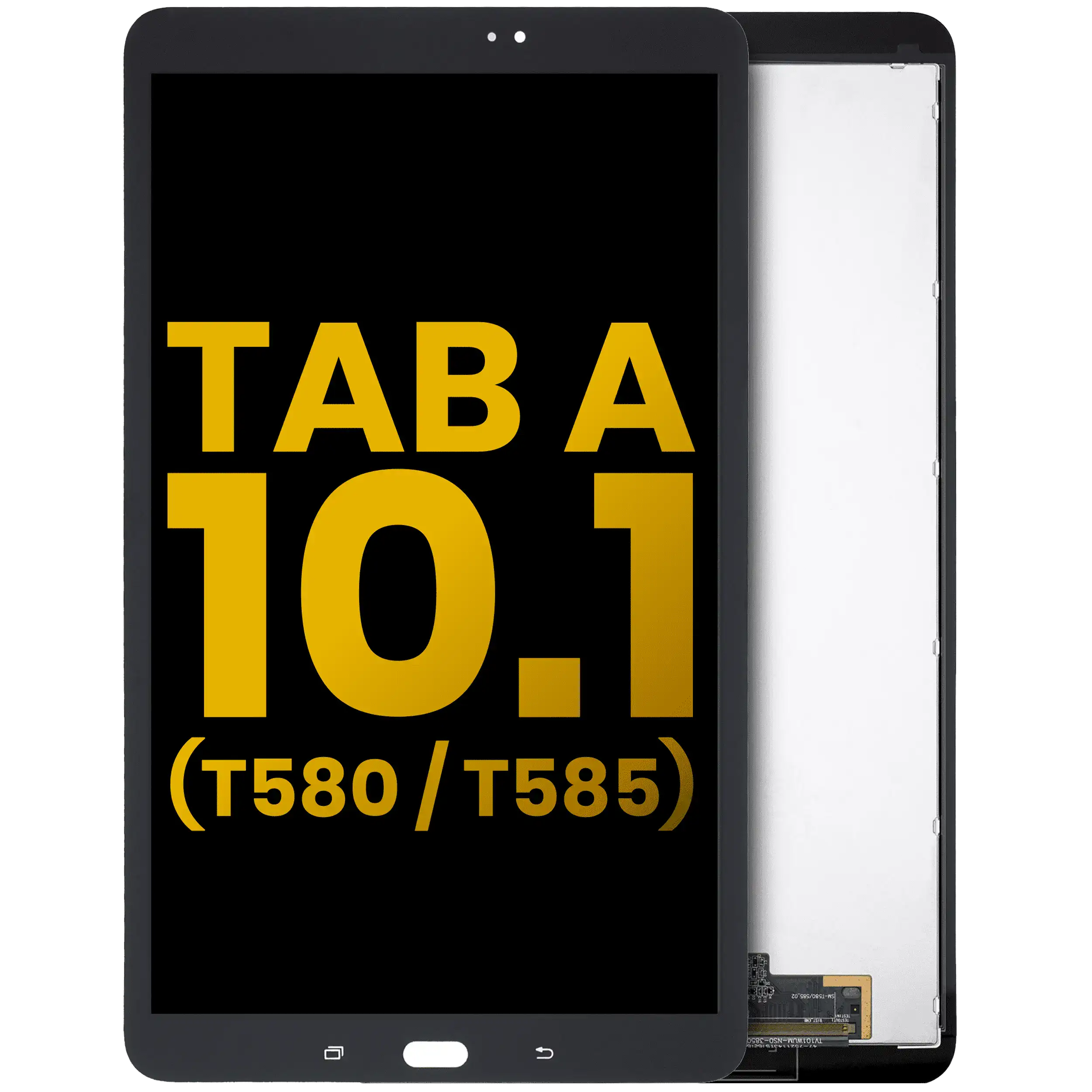 LCD Display without Frame for Samsung Tab A (10.1" / 2016) (T580 / T585) (Refurbished) (Black)