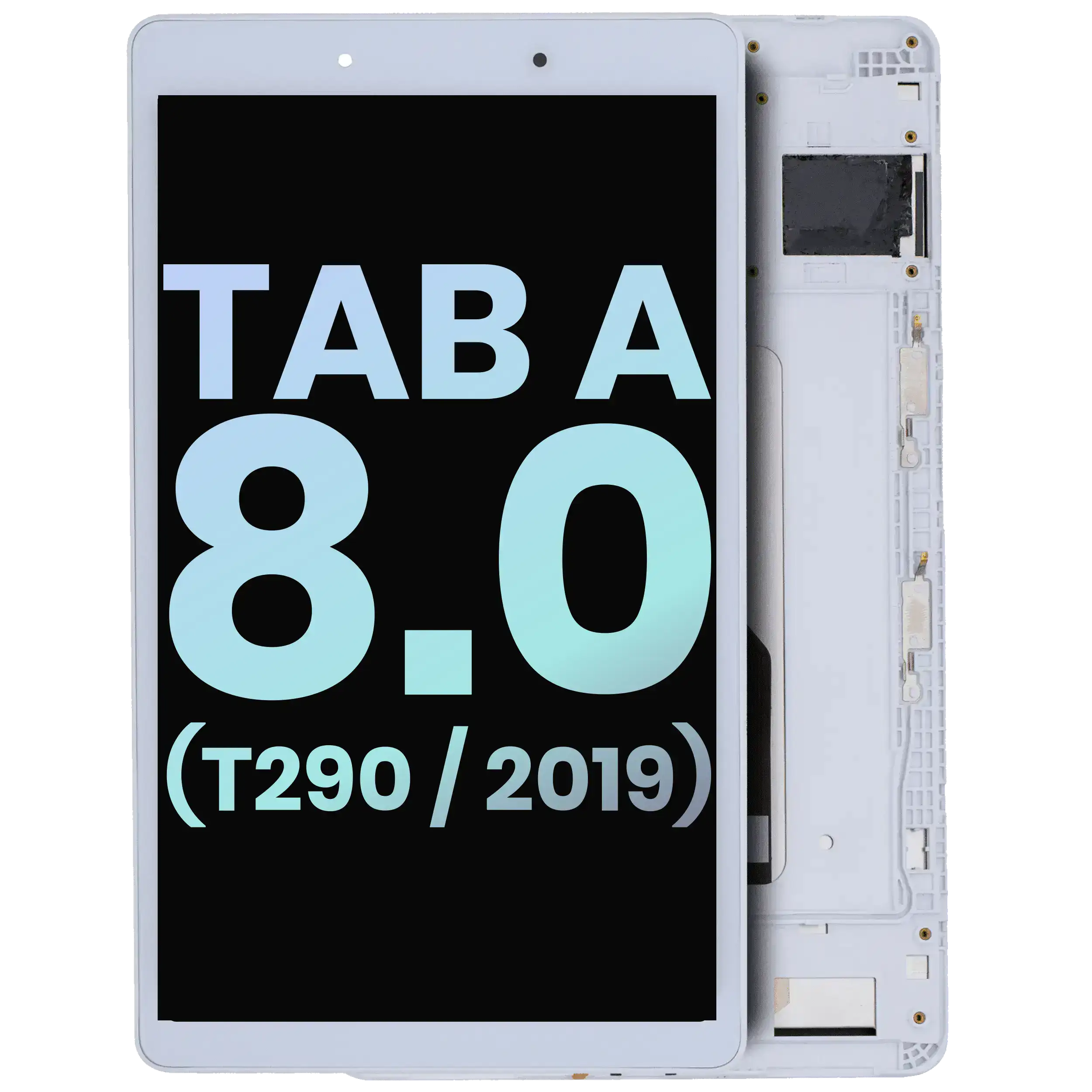 LCD mit Rahmen f. Samsung Galaxy Tab A7 Lite 8.7" Service Pack Weiß