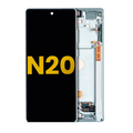 OLED Display with Frame for Samsung Galaxy Note 20 5G (Refurbished) (Mystic Green)
