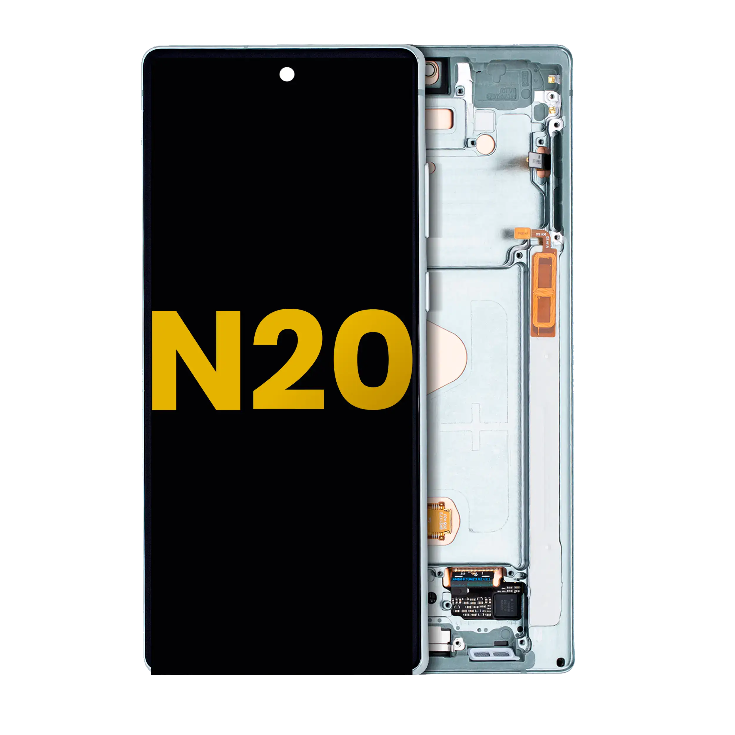 OLED Display with Frame for Samsung Galaxy Note 20 5G (Refurbished) (Mystic Green)