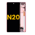 OLED-Display mit Rahmen für Samsung Galaxy Note 20 5G (Refurb.) (Mystic Bronze)