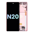 OLED Display with Frame for Samsung Galaxy Note 20 5G (Service Pack) (Mystic Bronze)