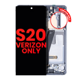 OLED Display with Frame for Samsung Galaxy S20 5G (Verizon 5G UW Frame Only) (Aftermarket Plus) (Cosmic Gray)