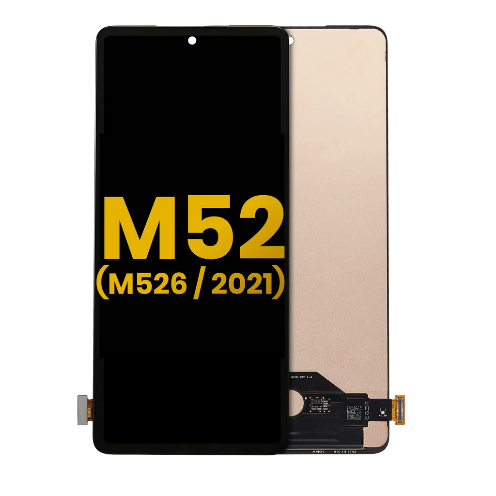 Frameless OLED Display for Samsung Galaxy M52 5G (M526 / 2021) (Refurbished) (All Colors)