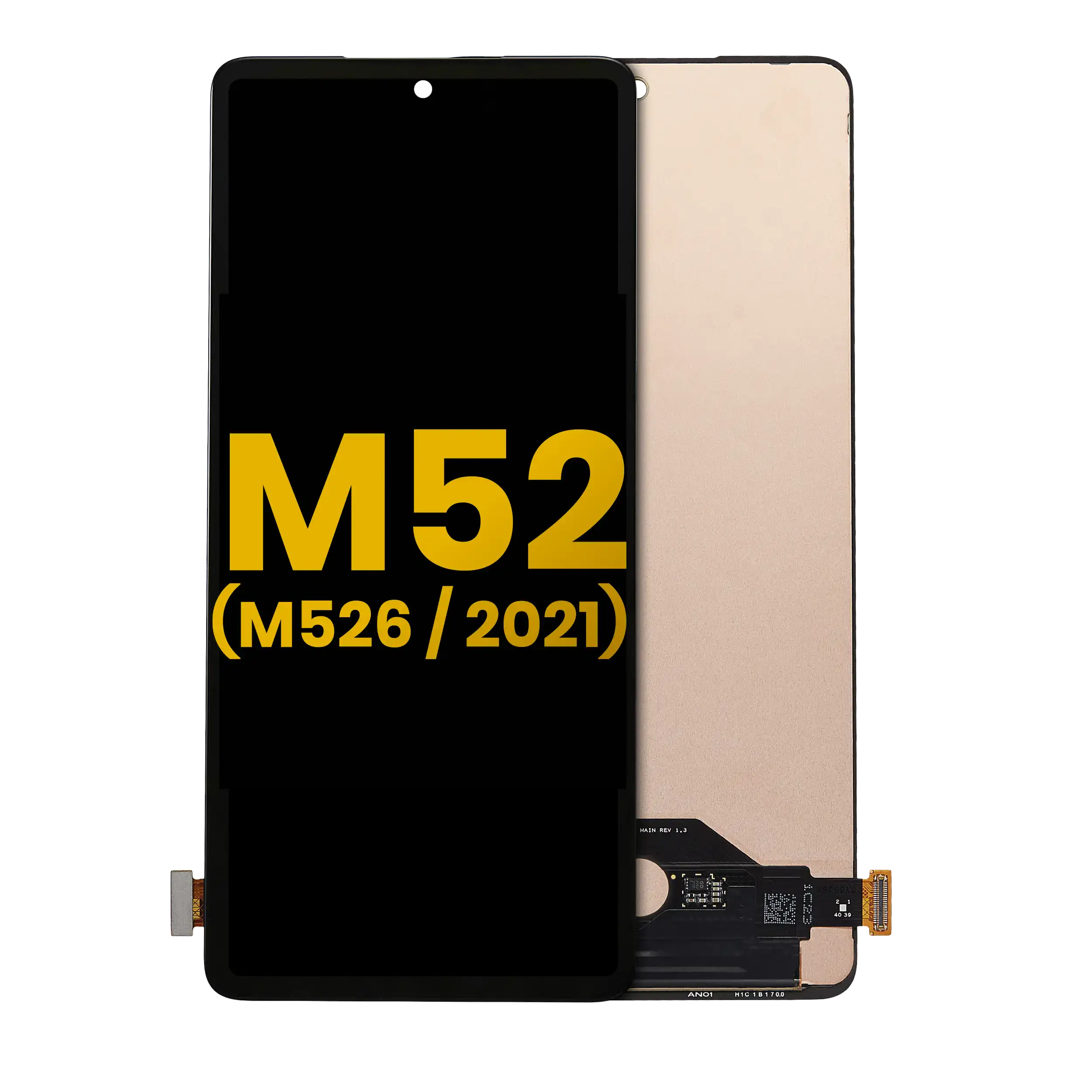 Frameless OLED Display for Samsung Galaxy M52 5G (M526 / 2021) (Refurbished) (All Colors)