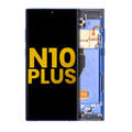 OLED Display with Frame for Samsung Galaxy Note 10 Plus / 5G (Refurbished) (Blue)
