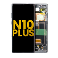 OLED Display with Frame for Samsung Galaxy Note 10 Plus / 5G (Refurbished) (Aura Black)