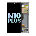 OLED-Display m. Rahmen Samsung Galaxy Note10+/5G Service Pack Aura Glow/Silver