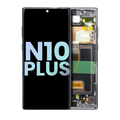 OLED-Display Rahmen f. Samsung Galaxy Note 10+ / 5G (Service Pack) Aura Black