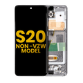 OLED-Display mit Rahmen Samsung Galaxy S20 5G Refurbished Cloud White