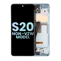 OLED-Display mit Rahmen Samsung Galaxy S20 5G Service Pack Cloud Blue