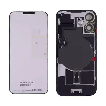 Backcover m. MagSafe, NFC & Blitz-Flexkabel f. iPhone 16 Plus (OEM, Weiß)