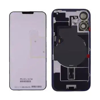 Back Cover with MagSafe Magnet, NFC, and Flash Flex Cable for iPhone 16 Plus (Original OEM) (Black)