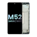 OLED-Display mit Rahmen für Samsung Galaxy M52 5G (Service Pack) (Alle Farben)