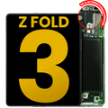 Inner OLED Display with Frame for Samsung Galaxy Z Fold 3 5G (US & International) (Refurbished) (Phantom Green)