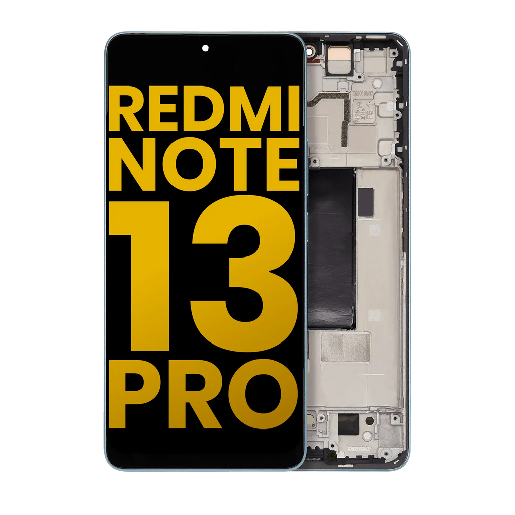 OLED Display with Frame for Xiaomi Redmi Note 13 Pro 5G (Refurbished) (Blue)
