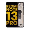 OLED-Display mit Rahmen für Xiaomi Redmi Note 13 Pro 5G (Refurbished) (Schwarz)