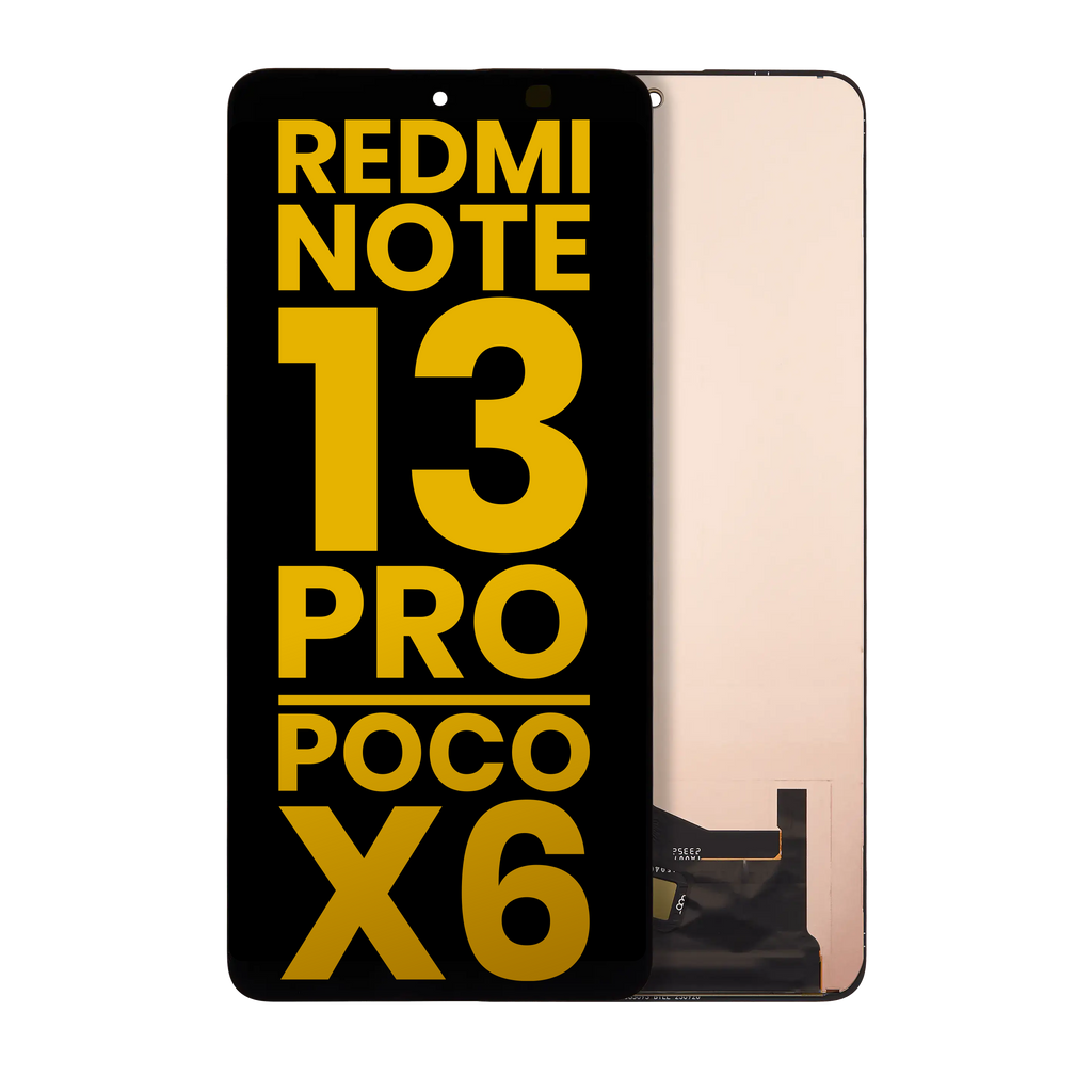 OLED-Display ohne Rahmen für Xiaomi Redmi Note 13 Pro & Poco X6 5G refurbished