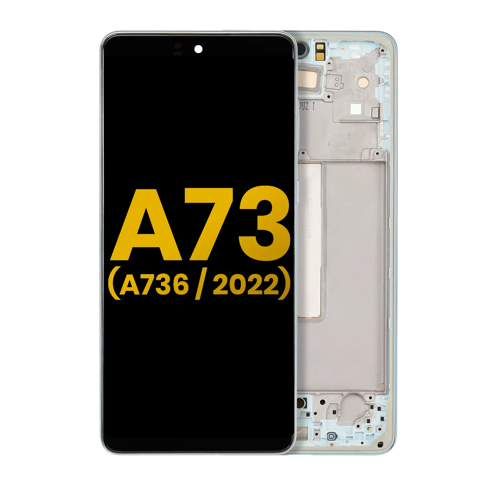 OLED-Display mit Rahmen Samsung Galaxy A73 5G Refurbished Mint