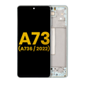 OLED-Display mit Rahmen Samsung Galaxy A73 5G Refurbished Mint