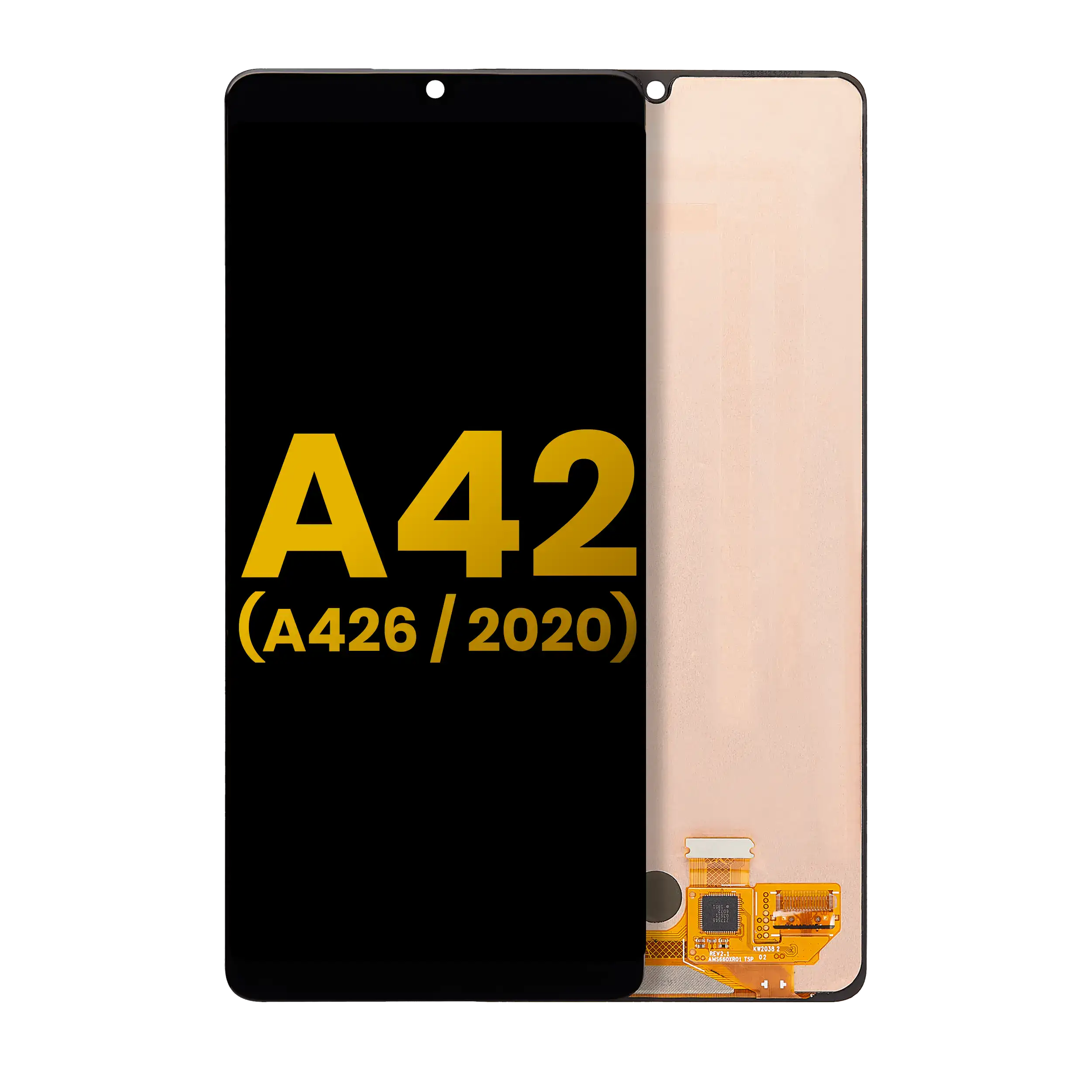 OLED-Display ohne Rahmen für Samsung Galaxy A42 5G generalüberholt