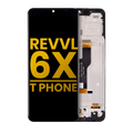 LCD Display with Frame for T-Mobile Revvl 6X 5G / T Phone (Refurbished) (All Colors)