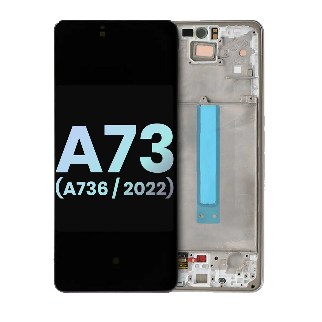 OLED Display with Frame for Samsung Galaxy A73 5G (A736 / 2022) Service Pack (White)