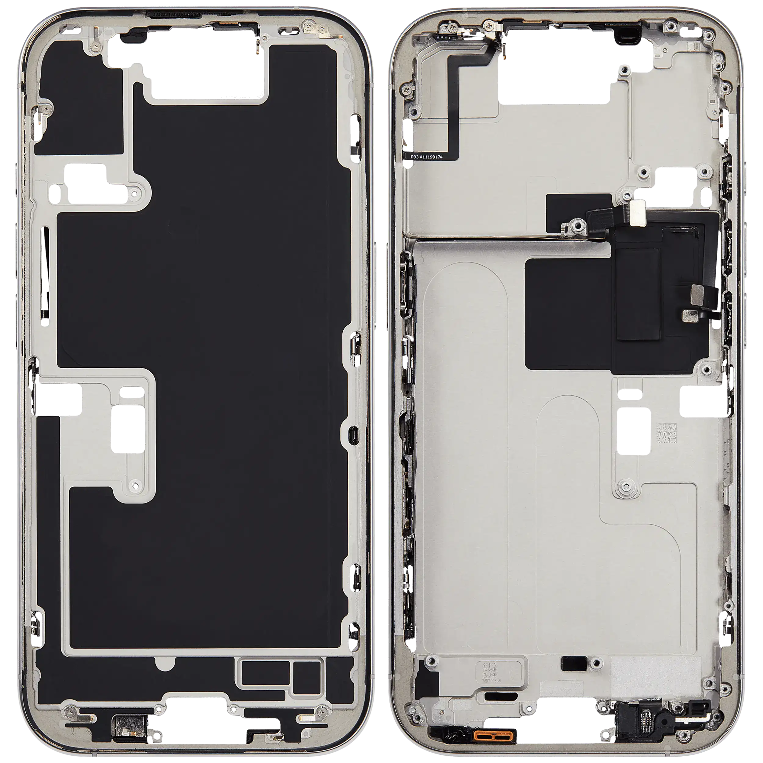 Original Apple-Ausbau A gebraucht – iPhone 16 Pro EU / Rahmen Weiß