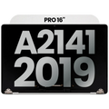 LCD-Display MacBook Pro 16" A2141, gebrauchter OEM-Ausbau, Qualität C, Silber