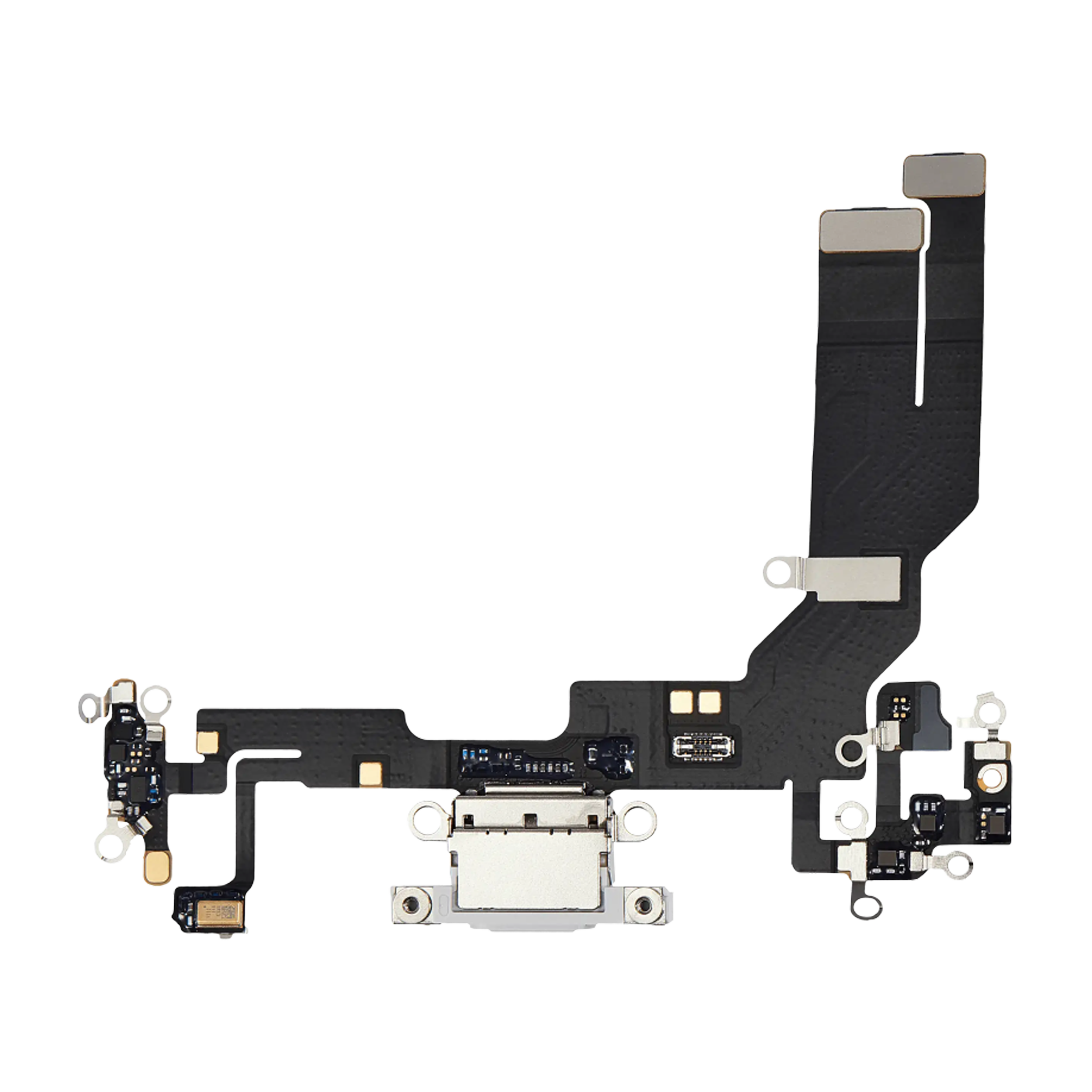 Charging Port Flex Cable with PCB Board for iPhone 16e (Original OEM) (White)