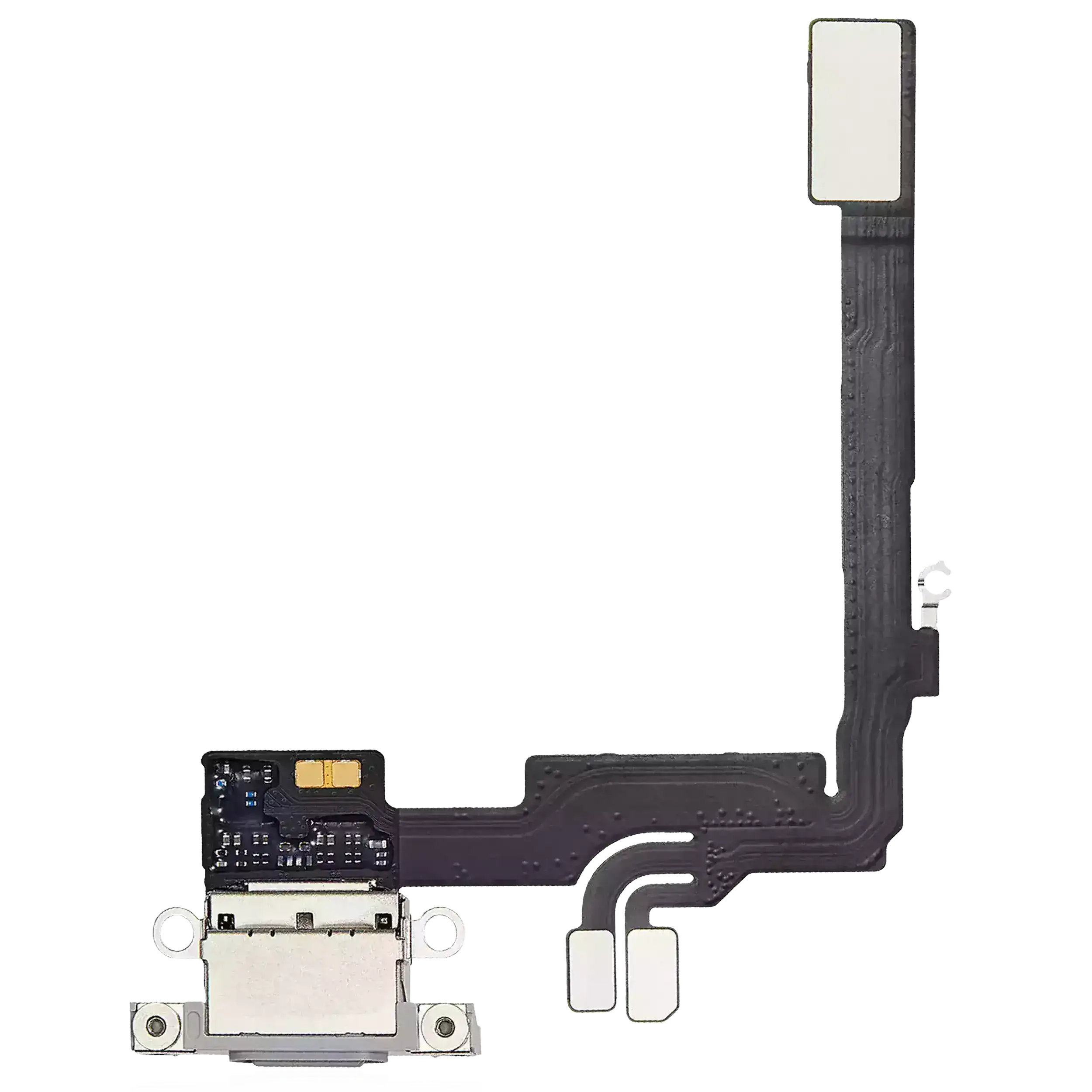 Charging Port Flex Cable with PCB for iPhone 16 Pro (Original OEM) (White Titanium)