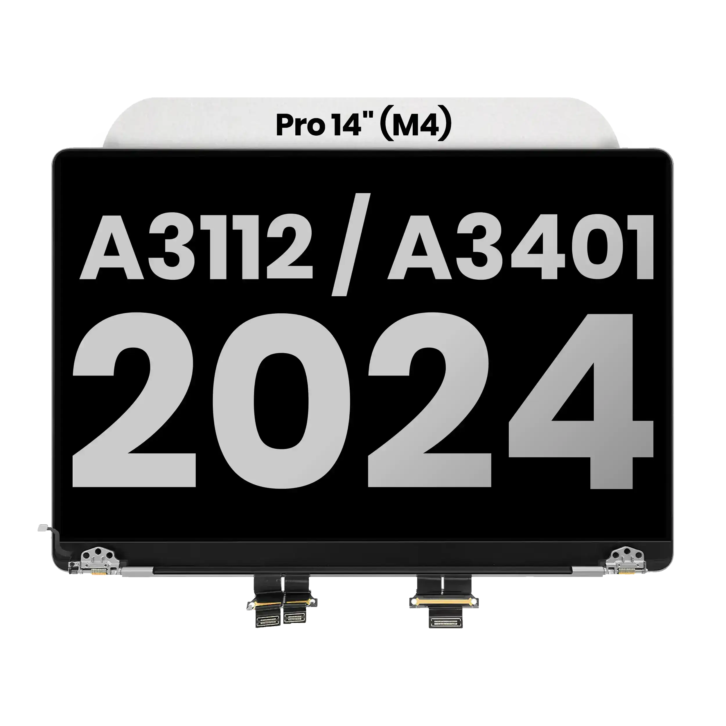 LCD Display (Glossy) for MacBook Pro 14" (A3112 / A3401 / A3185 / A3434) (Late 2024–Late 2025) (used OEM pull, B-Grade) (Space Black)