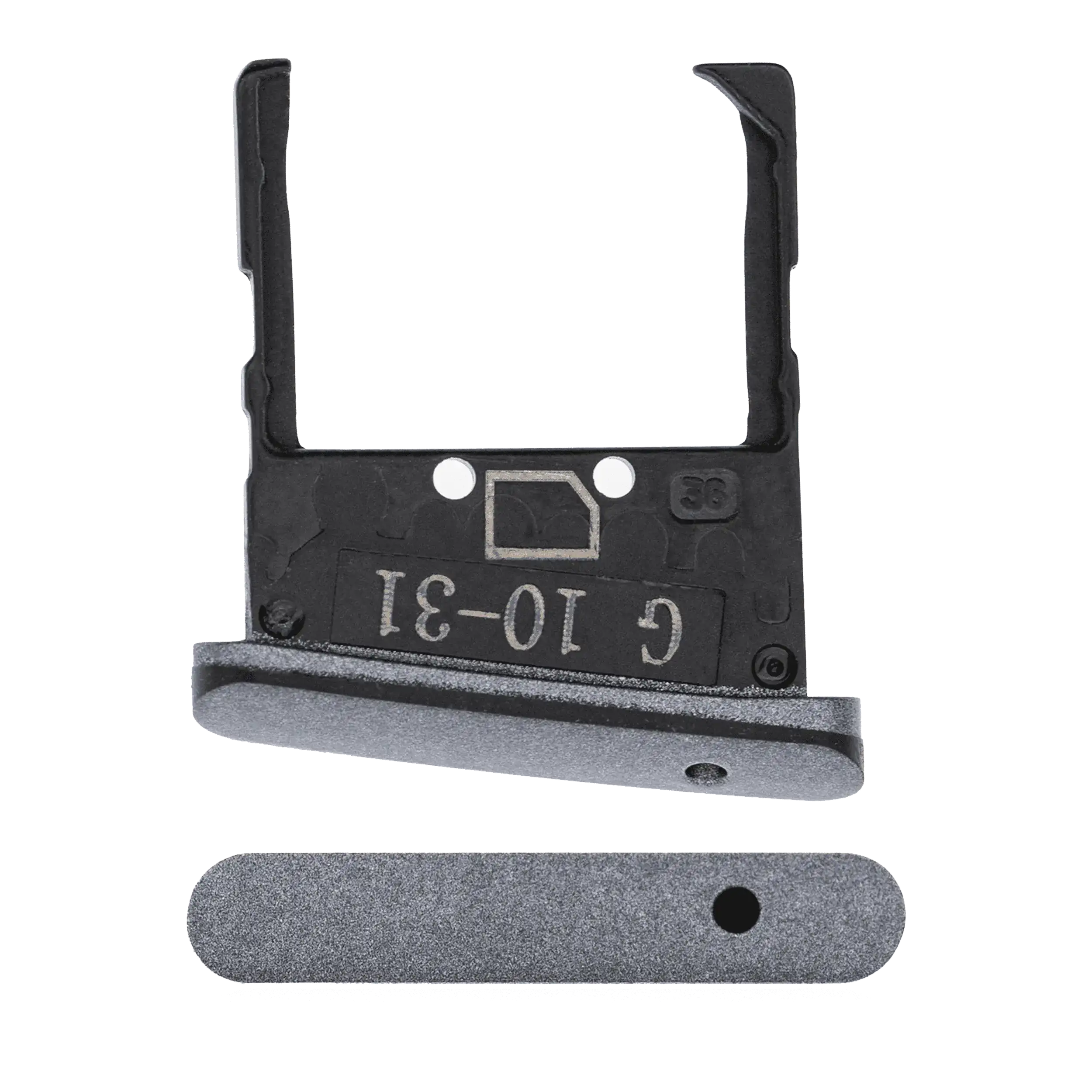 Single SIM-Kartenfach für Motorola Razr 5G (XT2071 / 2020) (Polished Graphite)