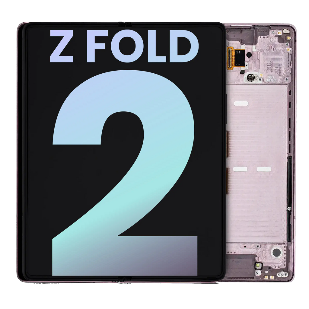 Inner OLED-Display mit Rahmen für Samsung Z Fold 2, Service Pack, Mystic Bronze