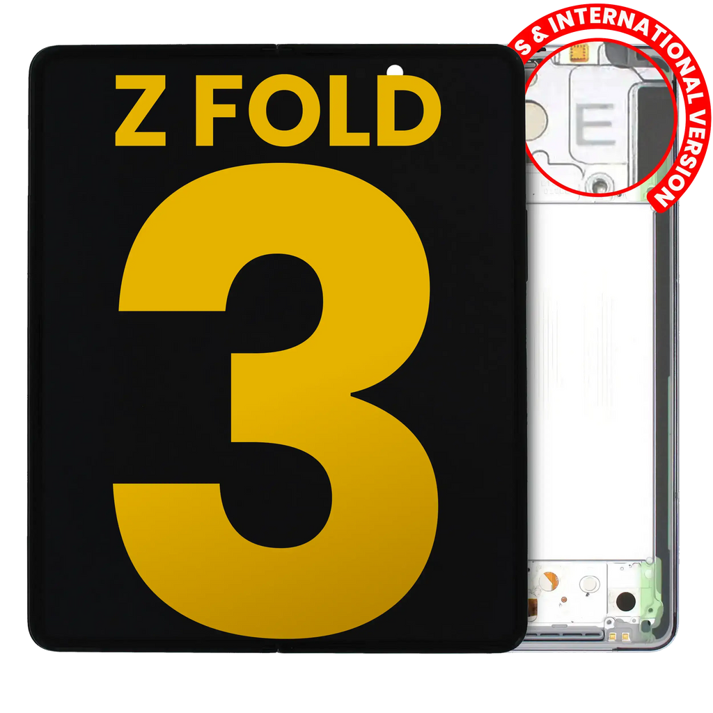 Samsung Galaxy Z Fold3 5G Innen-OLED-Display m. Rahmen Refurb. Phantom Silber