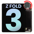 Samsung Z Fold3 Inner OLED m. Rahmen Phantom Black Service Pack